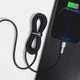 Кабель Baseus Cafule Metal Cable Type-C to Lightning Power Delivery 20W 2.4А 2м (CATLJK-B01) Black - изображение 8