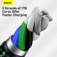Кабель Baseus Cafule Metal Cable Type-C to Lightning Power Delivery 20W 2.4А 1м (CATLJK-A06) Green - изображение 14