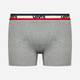 Zestaw majtek szorty męski 3 szt Levi's Logo Boxer Brief 3P 1000028700040 2XL Czarny/Szary (8720245095624) - obraz 4