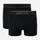 Zestaw majtek szorty męski 2 szt Levi's Melange Wb Boxer Brief Organic Co 2P 7012039230020 2XL Czarny (8720245183840) - obraz 1