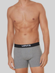 Zestaw majtek szorty męski 2 szt Levi's Solid Basic Boxer Brief Organic Co 2P 7012228420070 2XL Szary (8720245437769) - obraz 2