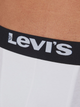 Набір трусів-боксерів чоловічих 2 шт Levi's Solid Basic Boxer Brief Organic Co 2P 7012228420110 M Білий/Чорний (8720245437837) - зображення 4