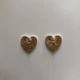Сережки-сердечка "Night Heart" Honey Fashion Accessories чорний (12089) - изображение 6