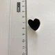 Сережки-сердечка "Night Heart" Honey Fashion Accessories чорний (12089) - изображение 7
