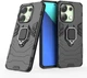 Чехол Iron Ring для Xiaomi Redmi Note 13 противоударный бампер с подставкой Black - изображение 1