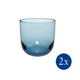 Набор из 2 стаканов для воды Villeroy & Boch Like Glass Ice 280 мл синий (1951808180) - изображение 1