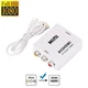 AV RCA - HDMI конвертер відео аудіо FullHD 1080p білий - зображення 2