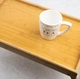 Компьютерный столик из бамбука в кровать для работы или завтрака, 30*50*22,5 см (стол-поднос на ножках деревянный для еды или ноутбука) - изображение 10
