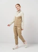 Детский спортивный костюм (толстовка + штаны) для девочки Nike K Nsw Club Tracksuit Poly Fz Hbr FD3067-072 140-150 см Light Bone/Khaki/White (196607053096) - изображение 5