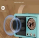 Портативная водонепроницаемая Bluetooth колонка HM11, беспроводная мини колонка с ручкой в стиле радио ретро, бирюзовая (80409075) - изображение 2