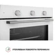 Духова шафа електрична PERFELLI PERLA 6M7 BIANCO - изображение 6