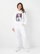 Толстовка женская NA-KD 1691-000020-9328 2XL Белая (7325943589591) - изображение 2