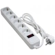 Сетевой фильтр питания Patron 5m (SP-1065W), 6 розеток White (EXT-PN-SP-1065W) (190347) - изображение 1