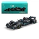 Колекційна модель Bburago Mercedes W14-63 із металу (масштаб 1:24) black - зображення 6