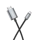 Кабель Type-C на HDMI конвертер перехідник HOCO HD on-screen cable (2м, 4K 30Hz). Black - зображення 6