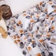 Простынь на резинке Бязь Autumn flowers Белый 160*200 высота 25 см - изображение 9