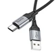 Кабель Hoco X102 USB to Type-C 1m black - изображение 5