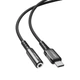 Кабель Acefast C1-07 Type-C to 3.5mm 0.18m black - зображення 1