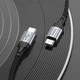 Кабель Hoco X102 Type-C to Type-C PD 60W 1m black - зображення 2