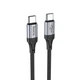 Кабель Hoco X102 Type-C to Type-C PD 60W 1m black - зображення 3