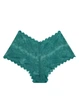 Жіночі мереживні трусики шортики Perfect Summer FINETOO 1254-48 Смарагдовий XL (48) - зображення 3