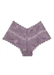 Жіночі мереживні трусики шортики Perfect Summer FINETOO 1256-48 Сливовий XL (48) - зображення 3