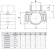 Хомут для врезки UNIDELTA 1019 без усиливающего кольца Ø110 x 1" В PN10 PP-B (УФ защита) - изображение 2