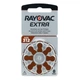 Батарейка Rayovac Extra 312 для слухового аппарата (312AUX-8XEMF), 1.45V, блистер 8шт - изображение 1