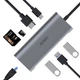 Перехідник HUB WIWU Alpha 831HRT Grey - зображення 1