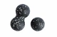 Масажний набір МФР RollerUA м'яч 8 см та подвійний м'яч 16х8 см Black/White 11947936 - зображення 1