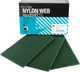 Скотч-брайт Indasa Nylon Web Medium 150*230мм Р180-220 зеленый - изображение 2