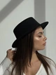 Шляпа женская канотье D.Hats цвет черный - изображение 2