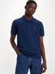 Koszulka polo męska długa Levi's Slim Housemark Polo A4842-0003 S Granatowa (5401105662776) - obraz 1