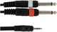 Инсертный кабель GEWA Basic Line Stereo Jack 3.5 мм/2x Mono Jack 6.3 мм 1.5 м (G-190120) - изображение 1