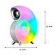Нічник RGB BauTech Bluetooth колонка з будильником Черепашка Білий (1013-839-00) - зображення 2