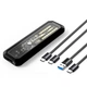 Корпус Yottamaster DF3-C3 M.2 NVMe та SATA Type-C 2ТВ Чорний (1013-856-00) - зображення 8