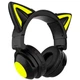 Ігрові навушники BauTech ZW-068 Bluetooth 5.0 RGB з котячими вушками Чорний (1013-854-00) - зображення 1