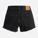 Krótkie spodenki damskie jeansowe Levi's 501 Original Short 56327-0318 26 Czarne (5401105537692) - obraz 8