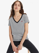 Футболка бавовняна жіноча Levi's Perfect Vneck 85341-0004 L Annalise Stripe (5400816655022) - зображення 4