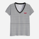 Футболка бавовняна жіноча Levi's Perfect Vneck 85341-0004 M Annalise Stripe (5400816655039) - зображення 5