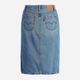 Spódnica ołówkowa damska jeansowa Levi's Side Slit Skirt A4711-0000 24 Niebieska (5401105466015) - obraz 8