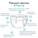 Упаковка подгузников-трусиков Offspring Aquatic размер M 6-11 кг 42 шт х 2 пачки (9355465009046/9355465009046) - изображение 6