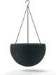 Горшок для растений Keter Rattan hanging sphere с цепочками 8.6 л Антрацит (7290106924499) - изображение 2