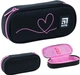 Пенал Kite Heart 21x8.5x4.5 см Чорний (K24-662-9) - зображення 2