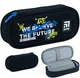 Пенал Kite We believe the future 22x8.5x4.5 см Чорний (K24-599-9) - зображення 2