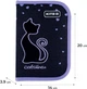 Пенал-книжка Kite Catsline 20x14x3.9 см Чорний (K24-621-3) - зображення 3
