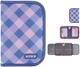 Пенал-книжка Kite Purple Chequer 20x14x3.9 см Фіолетовий (K24-622-3) - зображення 2
