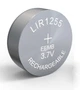 Акумулятор дисковий Li-Ion EEMB LIR1255 (1254), 3.7V, 65mAh для TWS/Bluetooth навушників - зображення 1