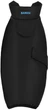 Дождевик для собак Barksi Textile XXS Черный (2007033053261) - изображение 2