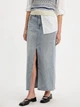 Юбка джинсовая длинная летняя прямая женская Levi's Ankle Column Skirt A7512-0000 25 Голубая (5401128874576) - изображение 1